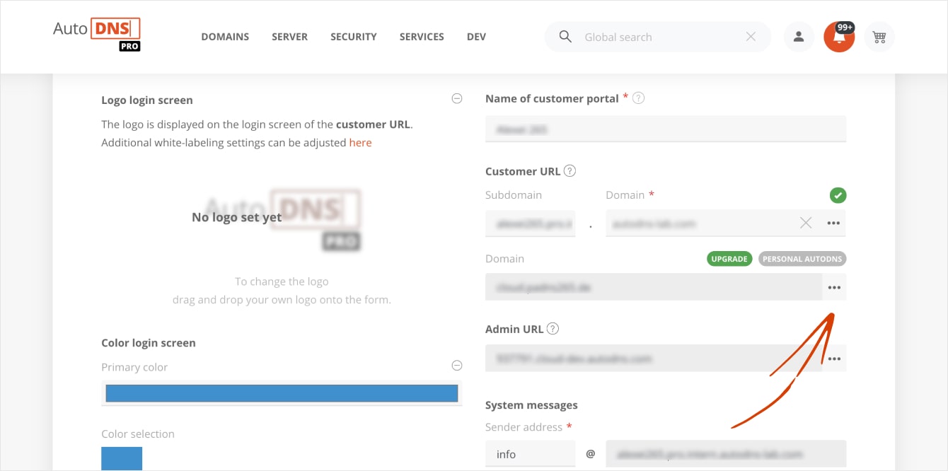 Migrating Personal AutoDNS URL to AutoDNS Pro 