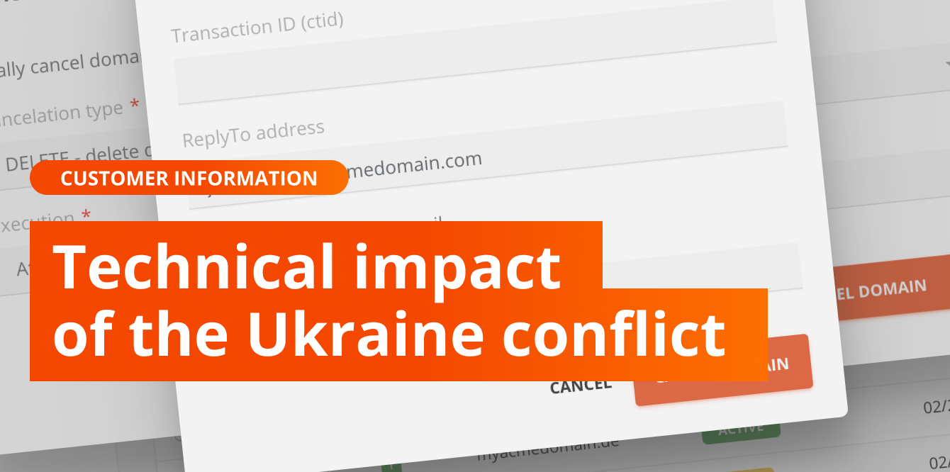 Technical impact of the Ukraine conflict